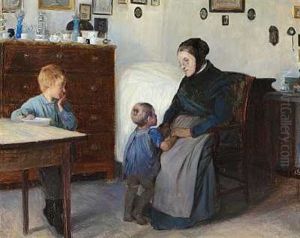 Pa Besog Hos Bedstemor by Knud Larsen