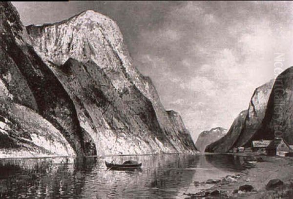 Norwegische Fjordlandschaft - view 1