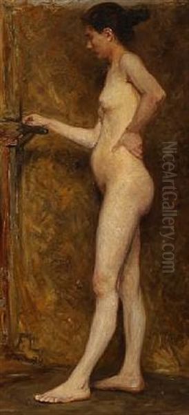 Fire Studies Of Two Nude Males And Two Nude Females (4 Works, Various Sizes) - view 1