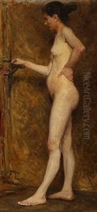 Fire Studies Of Two Nude Males And Two Nude Females (4 Works, Various Sizes)