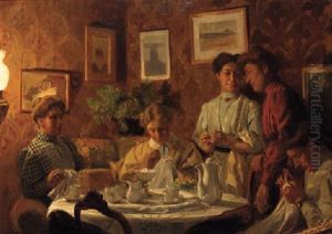 The Tea Table by Nils Larson