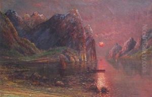 Abendliche Fjordlandschaft