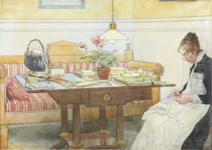 Min Gamla Karin by Carl Olof Larsson