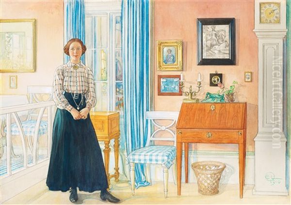 Brita I Formaket / Brita Och Liljan (brita In The Drawing-room / Brita And The Lily) - view 1