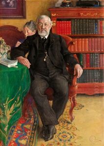 Portratt Av Grosshandlare Wilhelm Och Fru Emelie Josephson Portratt Av Grosshandlare Wilhelm Och Fru Emelie Josephson