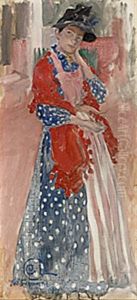 Karin (sketch For De Mina) by Carl Olof Larsson