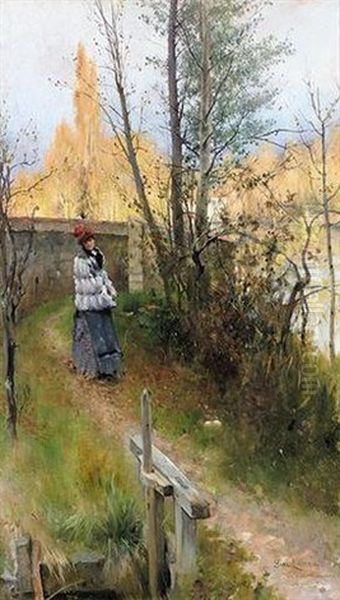 Karin I Grez, Hostmotiv (karin In Grez, Autumn Motif) - view 1
