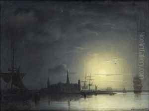 Vy Mot Kronborg Slott, Helsingor by Marcus Larsson