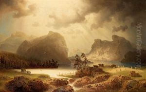 Norskt Fjordlandskap by Marcus Larsson