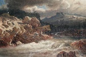 Stormy River Landscape