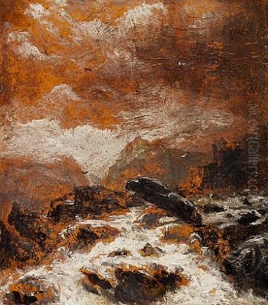 A River Landscape (study) - view 1