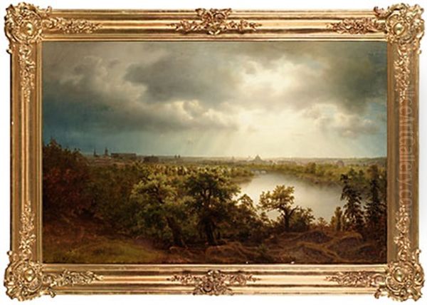 Utsikt Over Stockholm Fran Djurgarden - view 1