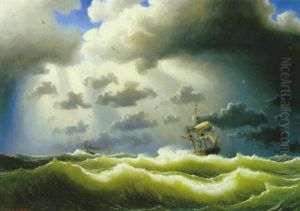 Fartyg I Storm by Marcus Larsson