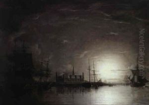 Segelfartyg I Tresund Vid Kronborg by Marcus Larsson
