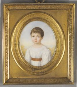 Portrait D'enfant by Andre Leon (Mansion) Larue