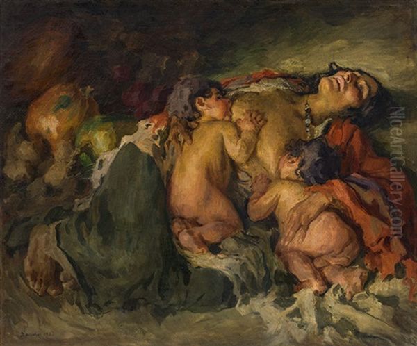 A Nursing Mother - view 1