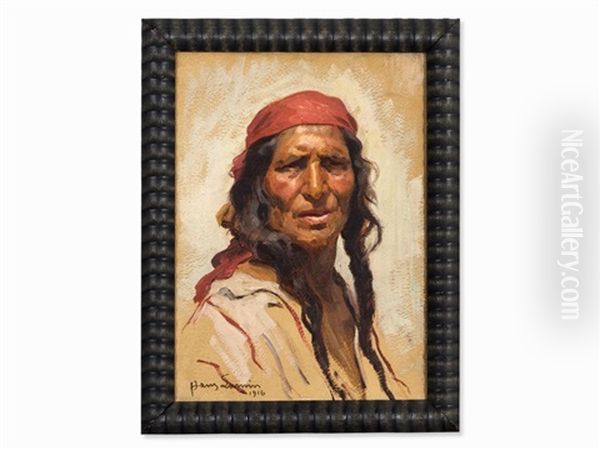 Portrait Of A Native American - view 1