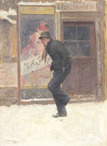 Kylig Stadspromenad by Hans Larwin