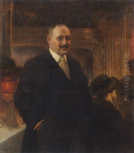 A Portrait Of A Gentleman In A Theater - view 1
