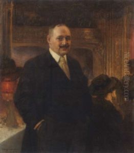 A Portrait Of A Gentleman In A Theater A Portrait Of A Gentleman In A Theater