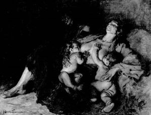 Zigeunerinnen Mit Zwei Kindern Zigeunerinnen Mit Zwei Kindern