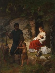 Ved Hulen by Carl Johann Lasch