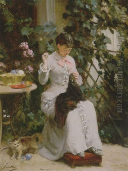 The Young Seamstress - view 1