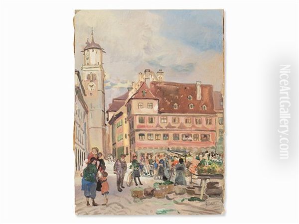 Market In Memmingen - view 1