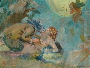 Szene Aus Dem Sommernachtstraum by Oskar Laske
