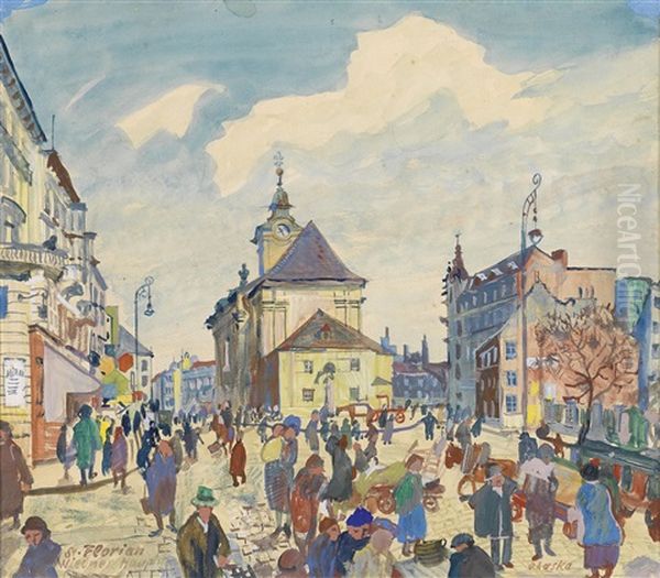 St. Florian, Wiedner Hauptstrase - view 1