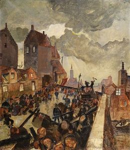 Procession Du St. Sangue 1921 Op.83 by Oskar Laske
