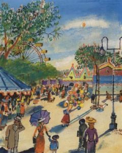 Wien, Prater by Oskar Laske