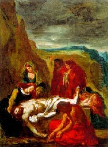 La Mise Au Tombeau by Gustave Lassalle-Bordes