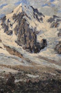 Bergmassiv by Erich Lasse