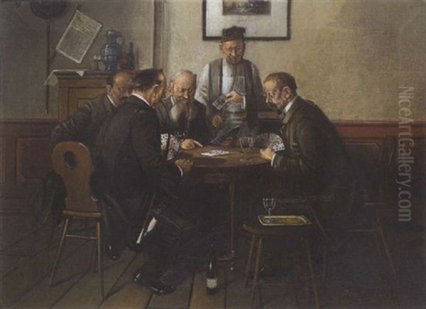 Kartenspieler Im Wirtshaus - view 1