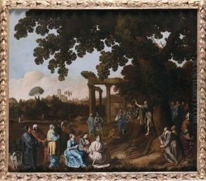 La Predica Di San Giovanni by Pieter Lastman