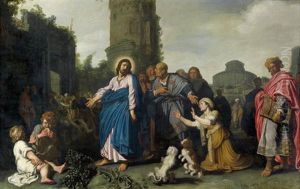 Christus Und Die Kanaaniterin by Pieter Lastman