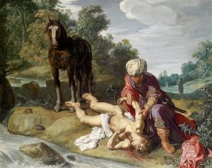 Der Barmherzige Samariter by Pieter Lastman