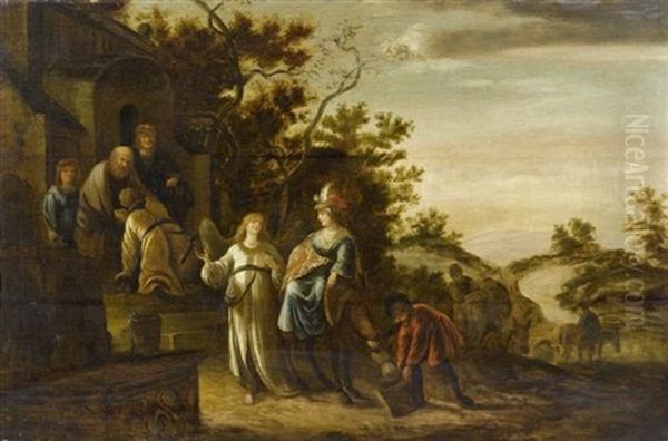 Erzengel Raphael Bei Tobit, Tobias Und Sara - view 1