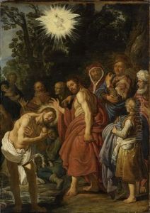 Die Taufe Christi by Pieter Lastman