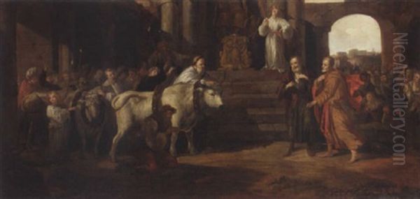 Saints Paul And Barnabus At Lystra - view 1