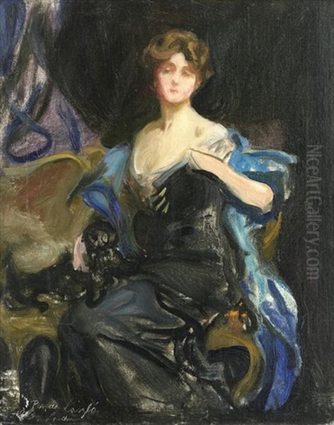 Preparatory Sketch For A Portrait Of A Lady - view 1