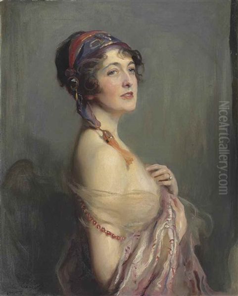 Mrs Wilfrid Ashley, Later Lady Mount Temple, Nee Miss Muriel (molly) Spencer And Formerly The Hon. Mrs Forbes-sempill - view 1