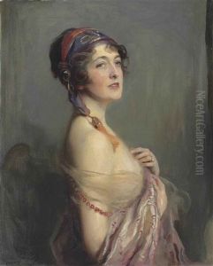 Mrs Wilfrid Ashley, Later Lady Mount Temple, Nee Miss Muriel (molly) Spencer And Formerly The Hon. Mrs Forbes-sempill by Philip Alexius De Laszlo