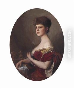 La Comtesse Jean De Castellane, Nee Mademoiselle Dorothee De Talleyrand Perigord by Philip Alexius De Laszlo