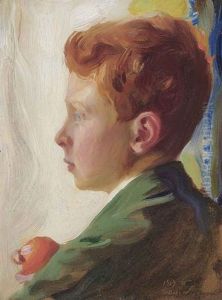 Portrait Of The Artist's Son, Patrick De Laszlo (1909-1980) by Philip Alexius De Laszlo