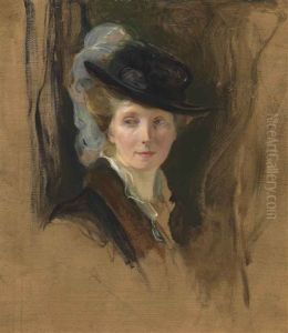 Mrs Philip De Laszlo, Nee Lucy Guinness by Philip Alexius De Laszlo