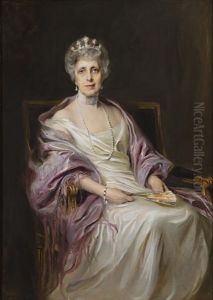 A Portrait Of Mrs. Robert Livingston Fryer, Nee Miss Melissa Dodge Pratt by Philip Alexius De Laszlo