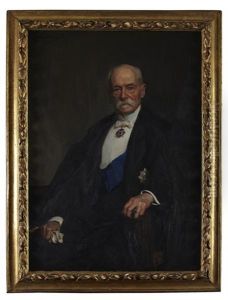 Portrait Of Field-marshal Frederick Sleigh Roberts, 1st Earl Roberts Of Kandahar by Philip Alexius De Laszlo