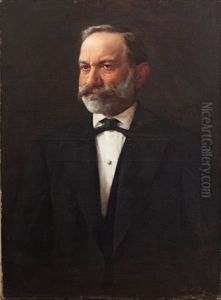 Portrait Of A Gentleman, Paris by Philip Alexius De Laszlo